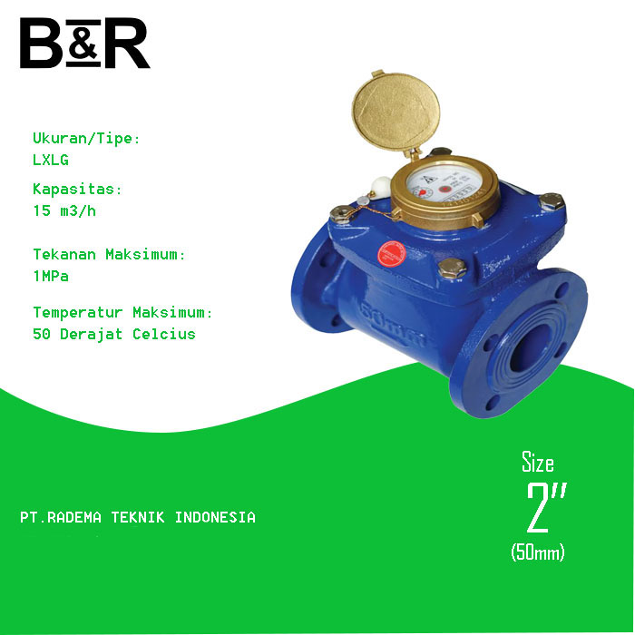 water meter br 2 inch dn 50