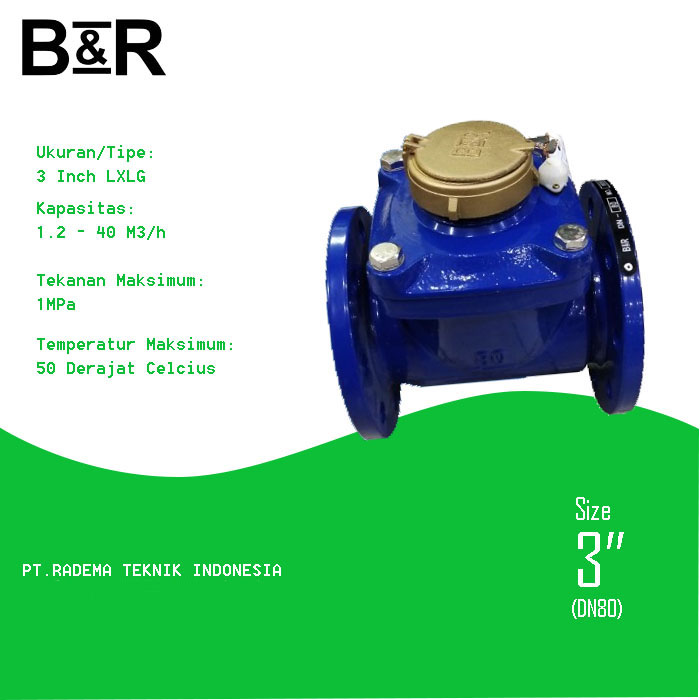 water meter br 3 inch