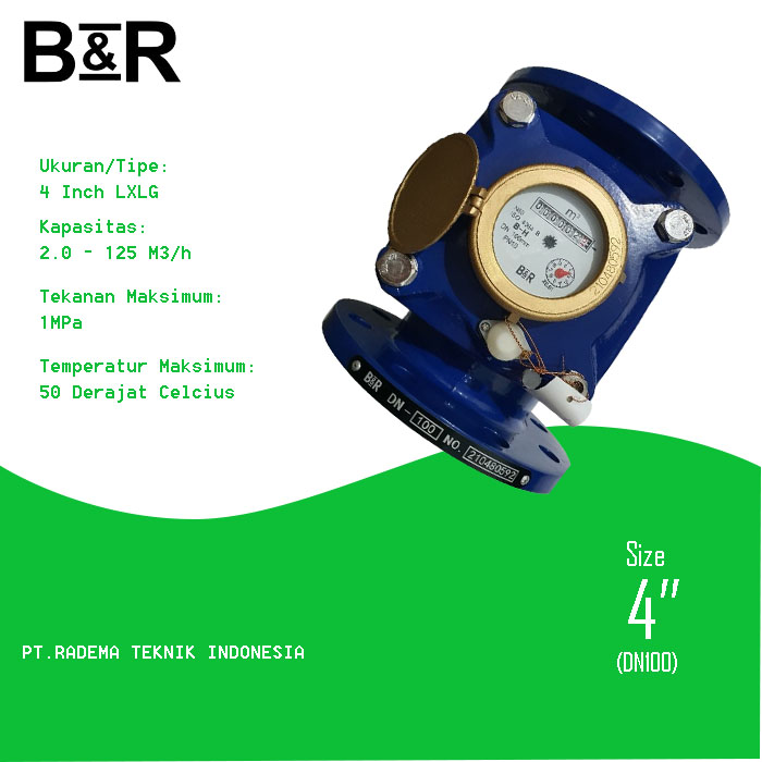 water meter br 4 inch
