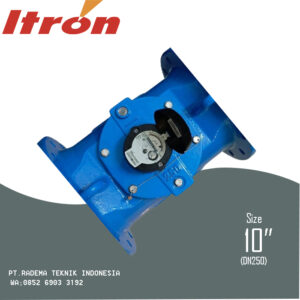 Water Meter ITRON 10 Inch DN250 Flow Meter Air Bersih