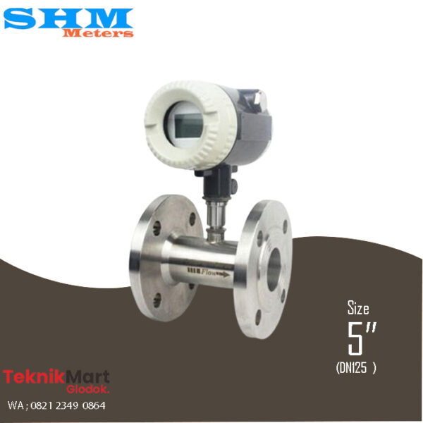 Flow Meter SHM Turbine Digital 5 Inch DN125