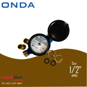 Water Meter Onda 1/2 Inch DN15 Meteran Air