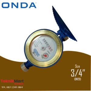 Water Meter ONDA 3/4 Inch DN20 Meteran Air