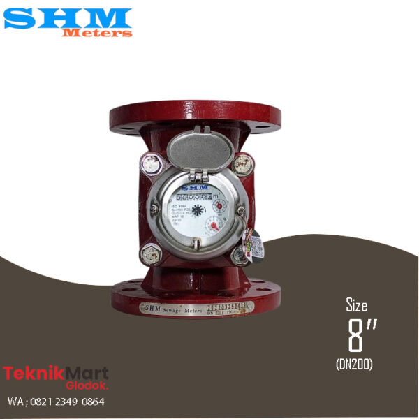 Flow Meter SHM Sewage 8 Inch DN200 Air Limbah