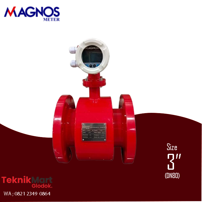 Flow Meter Electromagnetic Magnos 3 Inch DN80 Type Integral 1 Flow Meter Electromagnetic Magnos 3 Inch DN80 Type Integral