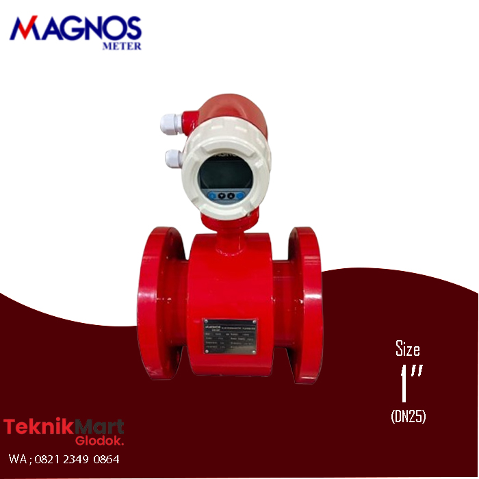 Flow Meter Electromagnetic Magnos 1 Inch DN25 Type Integral 1 Flow meter Electromagnetic Magnos 1 Inch DN25 Type Integral