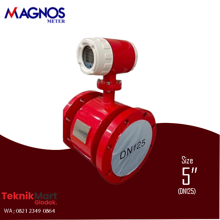 Flow Meter Electromagnetic Magnos 5 Inch DN125 Type Integral 1 Flow Meter Electromagnetic Magnos 5 Inch DN125 Type Integral